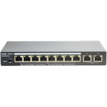 Reyee RG-ES210GC-LP 10 Port Gigabit PoE Switch